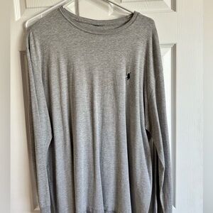 Polo by Ralph Lauren Men's Long Sleeve Gray Tee